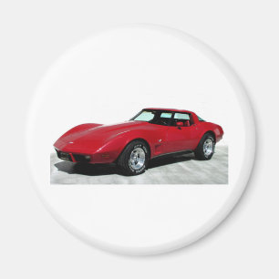 1979 Red Corvette Classic Magnet