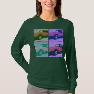 1979 Red Corvette Pop Art T-Shirt