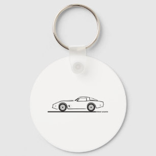 1980-82 Chevrolet Corvette Keychain