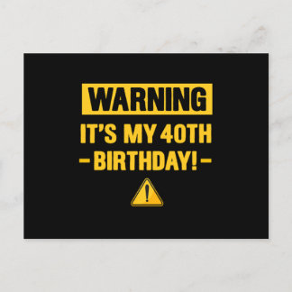 1980 Birthday Boy 80s Bday Celebrant Men Women War Postcard