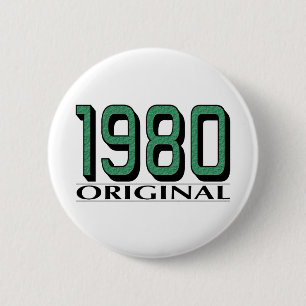 1980 Original 2 Inch Round Button