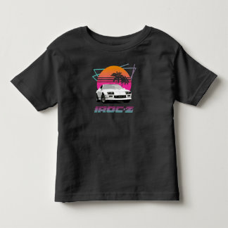 1980_s Retro Wave Chevy Camaro IROC-Z Toddler T-shirt