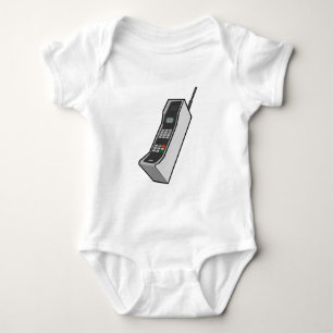 1980s Cellphone Baby Bodysuit