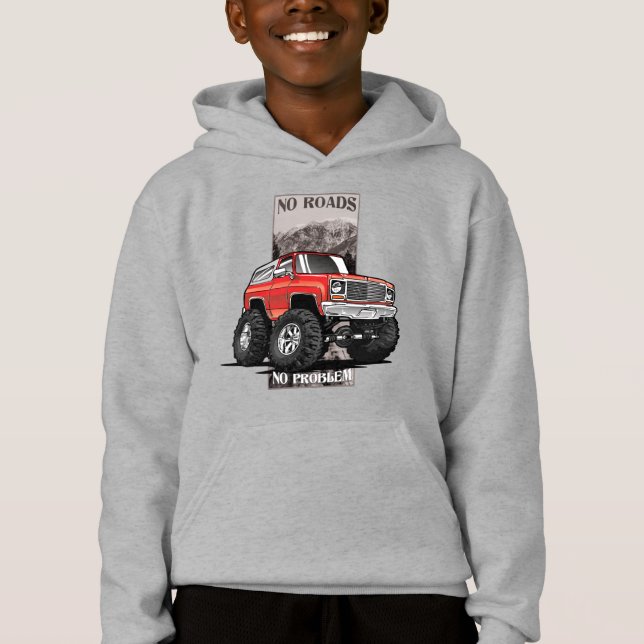 1980s Chevy Blazer 'No Roads' Design (Front)