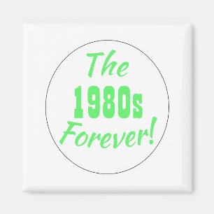 1980s Decade Retro Neon Magnet