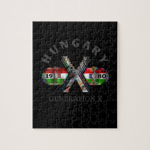 1980s Generation X Hungarian Skateboard Jigsaw Puzzle