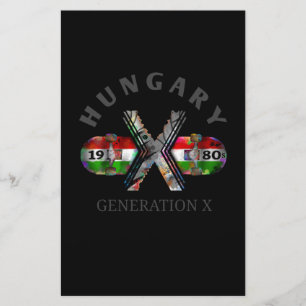 1980s  Generation X Hungarian Skateboard Stationery