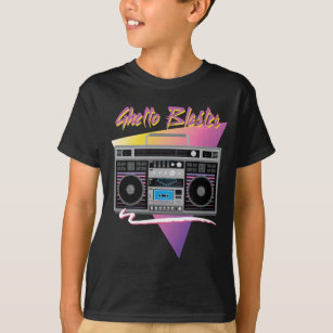 1980s ghetto blaster boombox T-Shirt