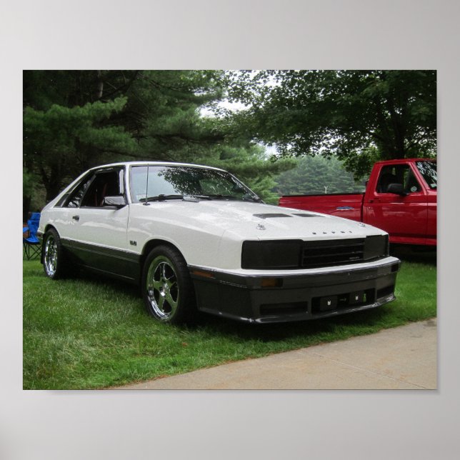 1980's Mercury Capri Poster (Front)
