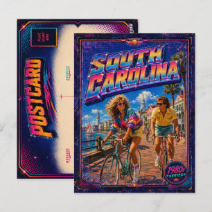 1980s South Carolina Postcard 80s Retro