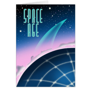 1980s space race poster
