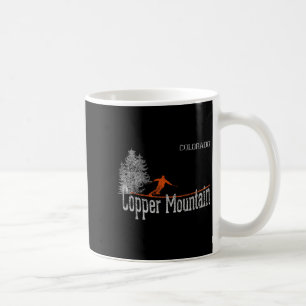 1980s Style Copper Mountain Colorado Vintage Skiin Coffee Mug