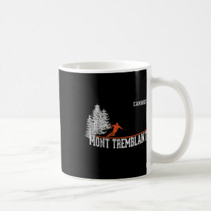 1980s Style Mont Tremblant Can. Vintage Skiing Coffee Mug