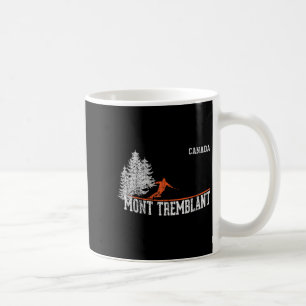 1980s Style Mont Tremblant Can. Vintage Skiing  Coffee Mug