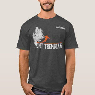 1980s Style Mont Tremblant Can Vintage Skiing T-Shirt