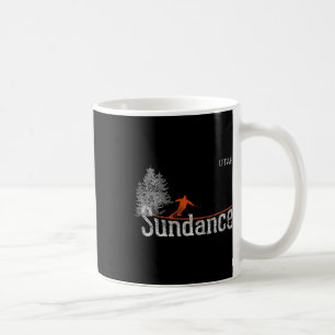 1980s Style Sundance Utah Vintage Skiing Coffee Mug