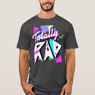 1980's-Totally-Rad-Pink-Tiger-Candy-Stripe-v T-Shirt