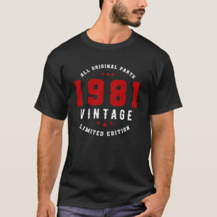 1981 All Original Parts, Limited Edition, Vintage T-Shirt
