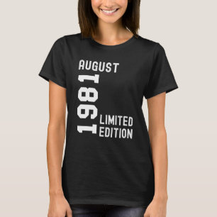 1981 August Happy Birthday Party T-Shirt