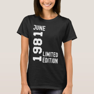 1981 June Happy Birthday Party T-Shirt