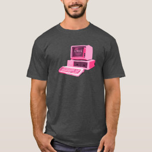 1981 Pink Retro Computer T-Shirt