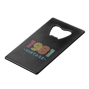 1981 Vintage Bottle Opener - Retro- Cadeau