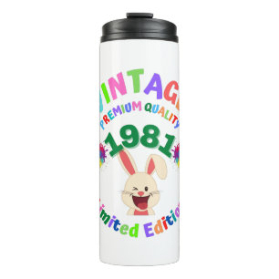 1981 Vintage Thermal Tumbler