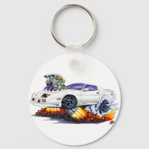 1982-92 Camaro White Car Keychain