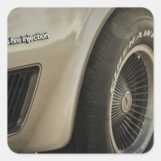 1982 Chevrolet Corvette Collector's Edition Wheel Square Sticker