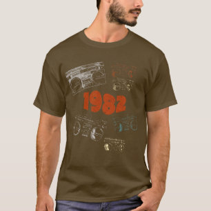 1982 on retro music T-Shirt