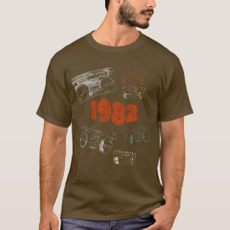 1982 on retro music T-Shirt