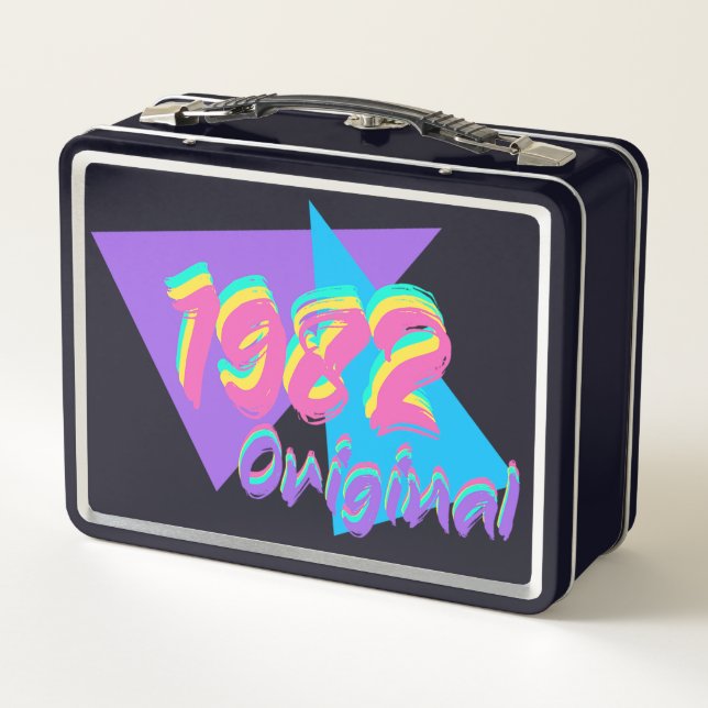 1982 Original Metal Lunchbox (Back)