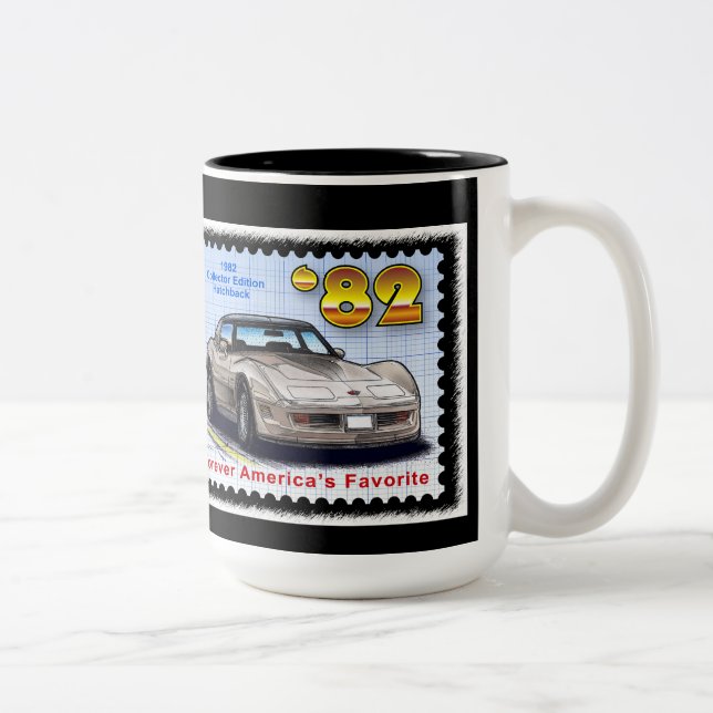 1982 Special Edition Corvette Two-Tone Coffee Mug (Right)