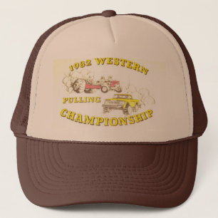 1982 Tractor Truck Pull Mesh Trucker Hat Cap
