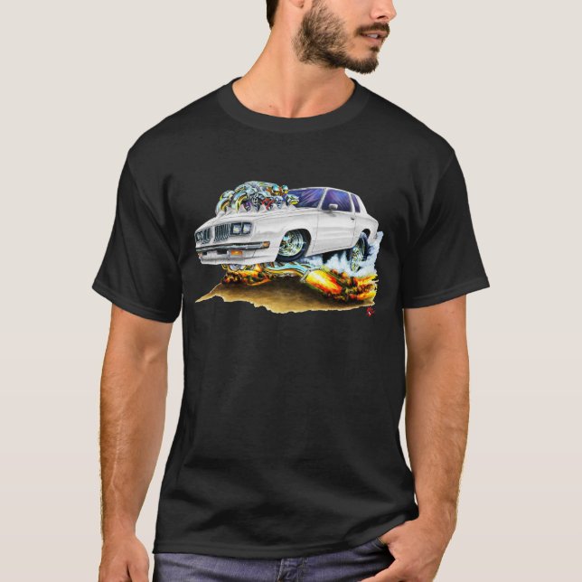 1983-88 Cutlass White Car T-Shirt (Front)