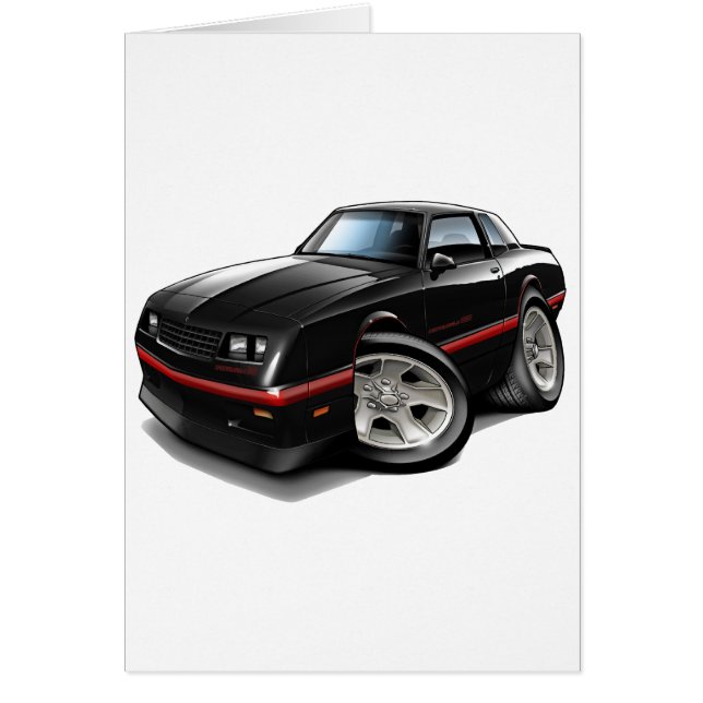 1983-88 Monte Carlo Black Car (Front)