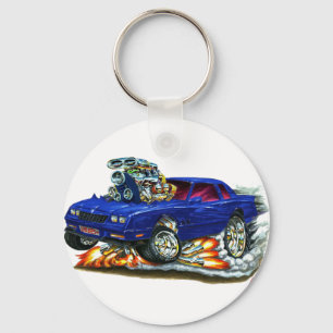 1983-88 Monte Carlo Blue Car Keychain