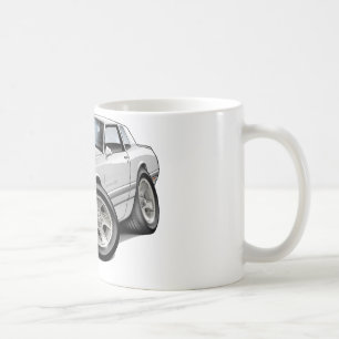 1983-88 Monte Carlo White-Grey Car Coffee Mug