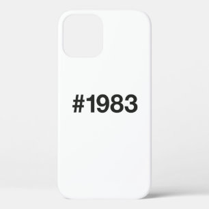 1983 Hashtag 42 Birthday Anniversary iPhone 12 Case