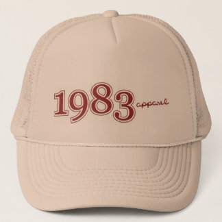 1983 logo trucker hat