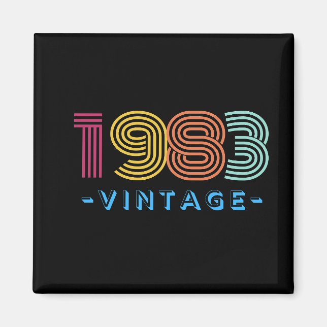 1983 Magnet Vintage, Retro - Cadeau (Devant)