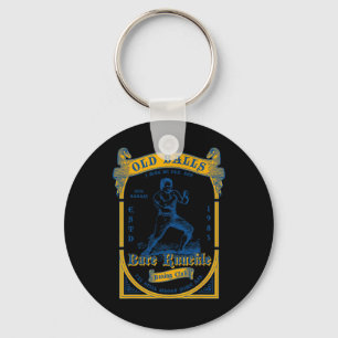 1983 Old Club 40 Birthday Vintage Bare Knuckle Box Keychain