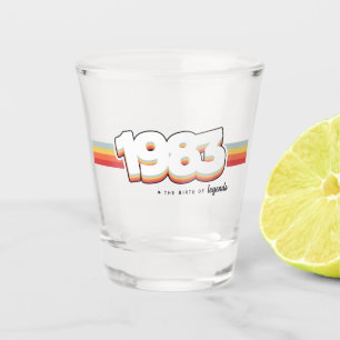 1983 The birth of legends Shot Glass