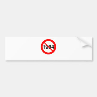 1984 BUMPER STICKER