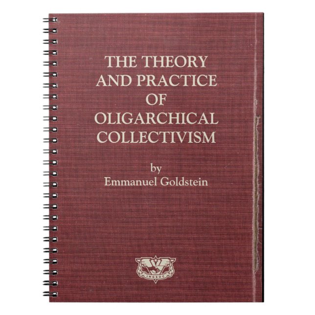 1984 Goldstein Book Cover Notebooks (Front)