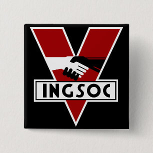 1984 Ingsoc 2 Inch Square Button