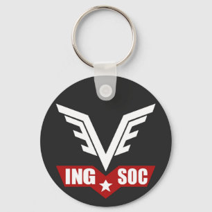 1984 INGSOC Party Logo Key Ring