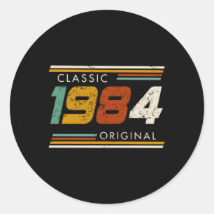 1984 Original Classic Round Sticker