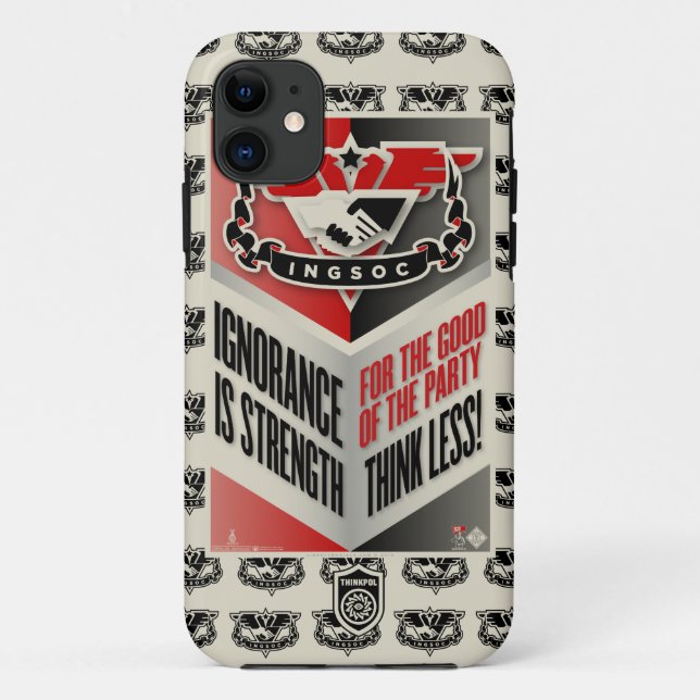 1984 Orwell INGSOC Propaganda Case-Mate iPhone Case (Back)