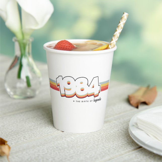 1984 The birth of legends Paper Cups (Insitu)